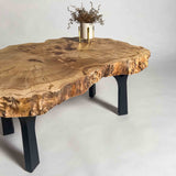 No.2133　ポプラ/一枚板ローテーブル