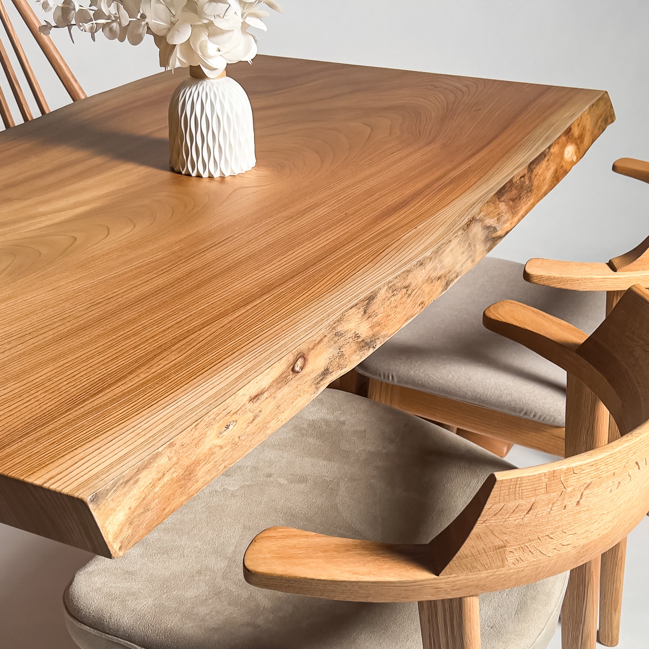 No.2092　欅（けやき）/一枚板ダイニングテーブル