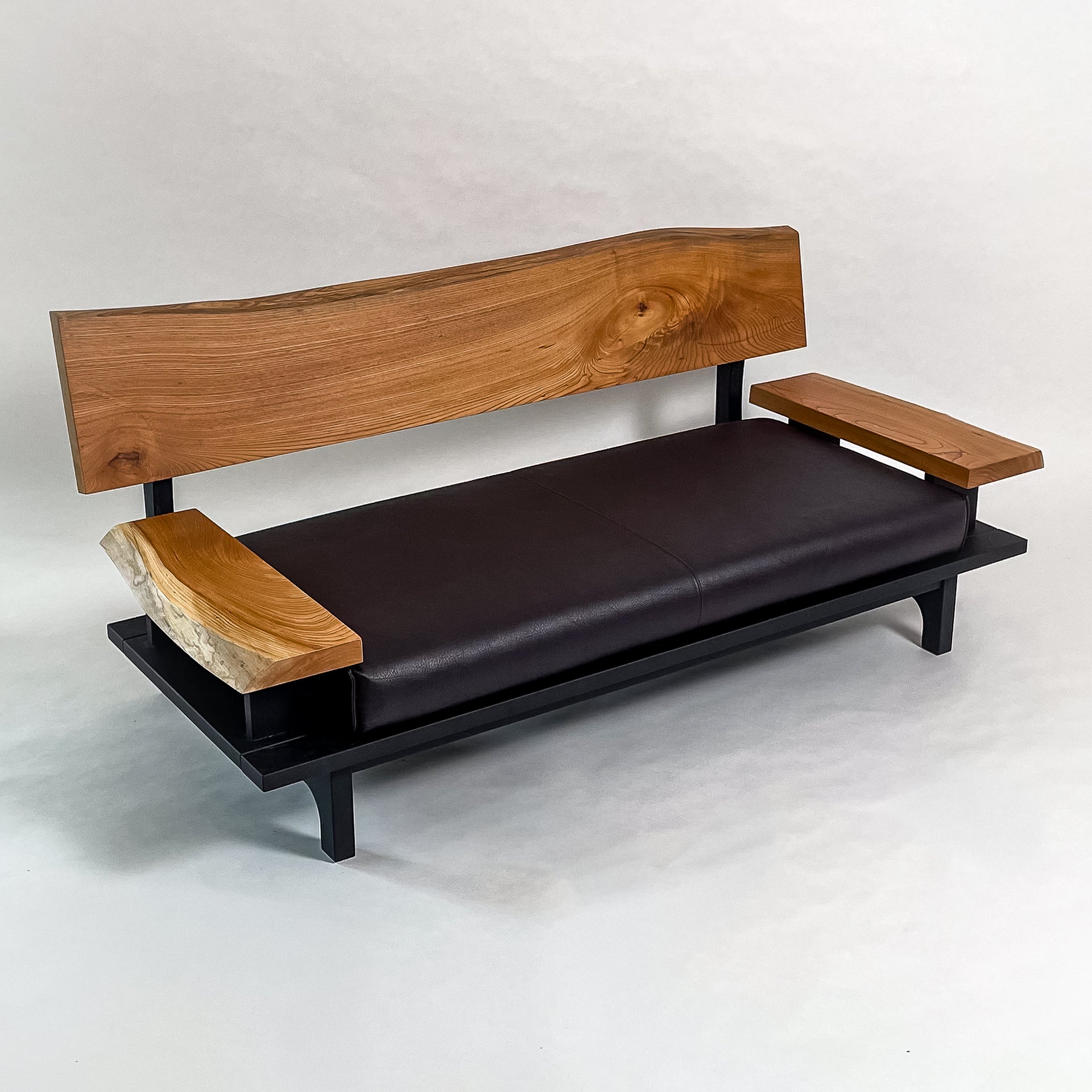 No.2021B　欅（けやき）/天然無垢 一枚板ソファ