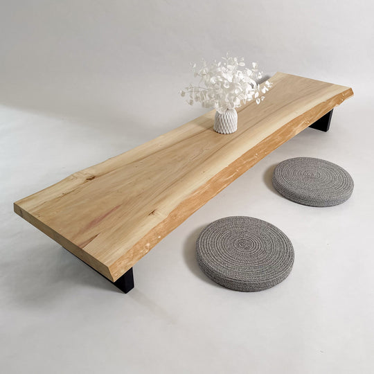 No.1425　ポプラ/一枚板テレビ台