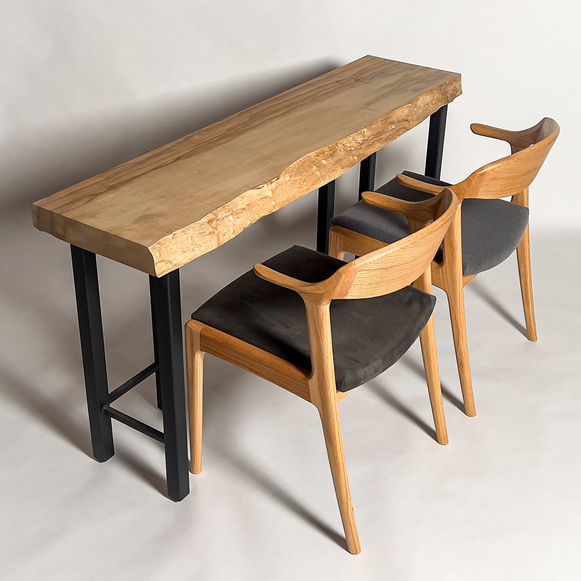 KIDOMEIMOKU 楓一枚板カウンター｜140cm(2人掛け) – 【公式】鬼童銘木