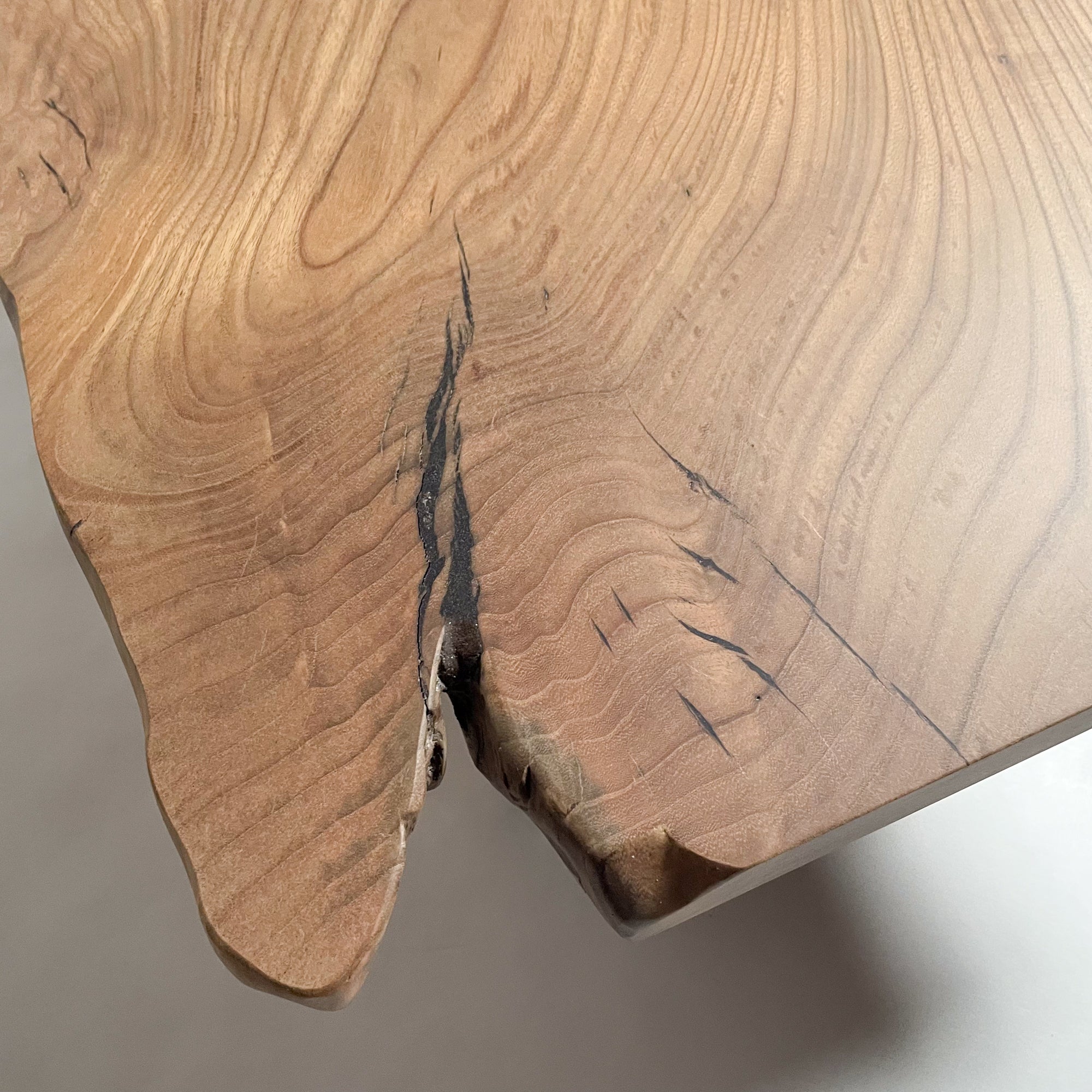 KIDOMEIMOKU 神代欅一枚板ダイニングテーブル｜135cm(4人掛け