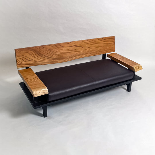 No.2226　欅（けやき）/天然無垢 一枚板ソファ