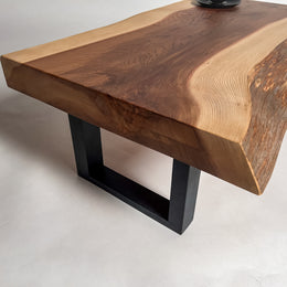 No.2091　吉野杉/一枚板ローテーブル