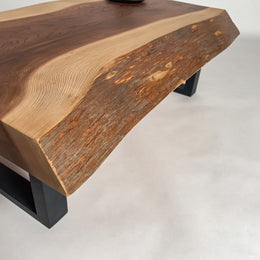 No.2091　吉野杉/一枚板ローテーブル