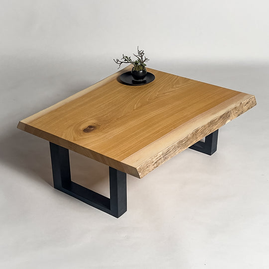 一枚板　無垢　円卓ローテーブル　美品 座卓ローテーブル（一枚板/無垢材）