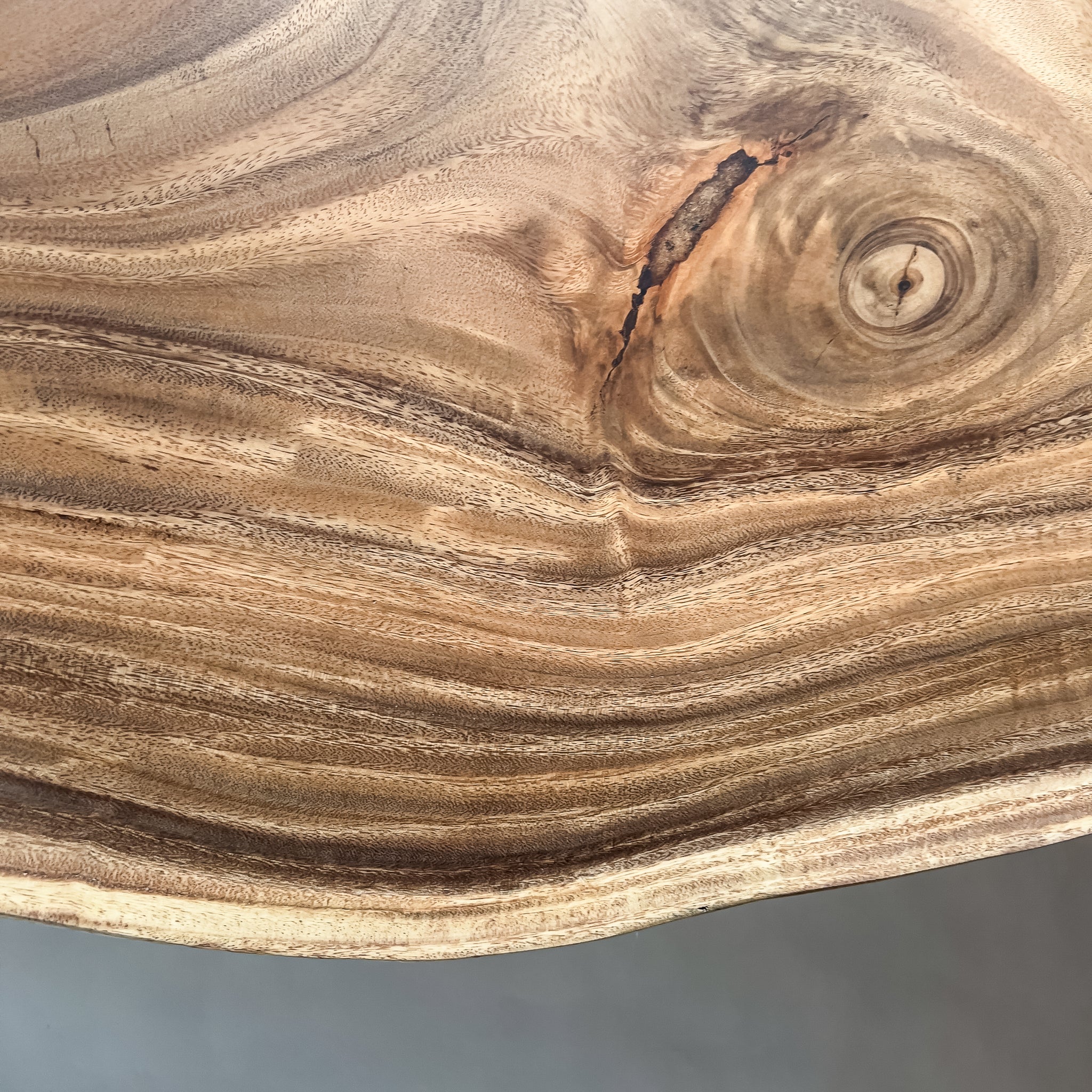 No.2138　モンキーポッド/一枚板ダイニングテーブル