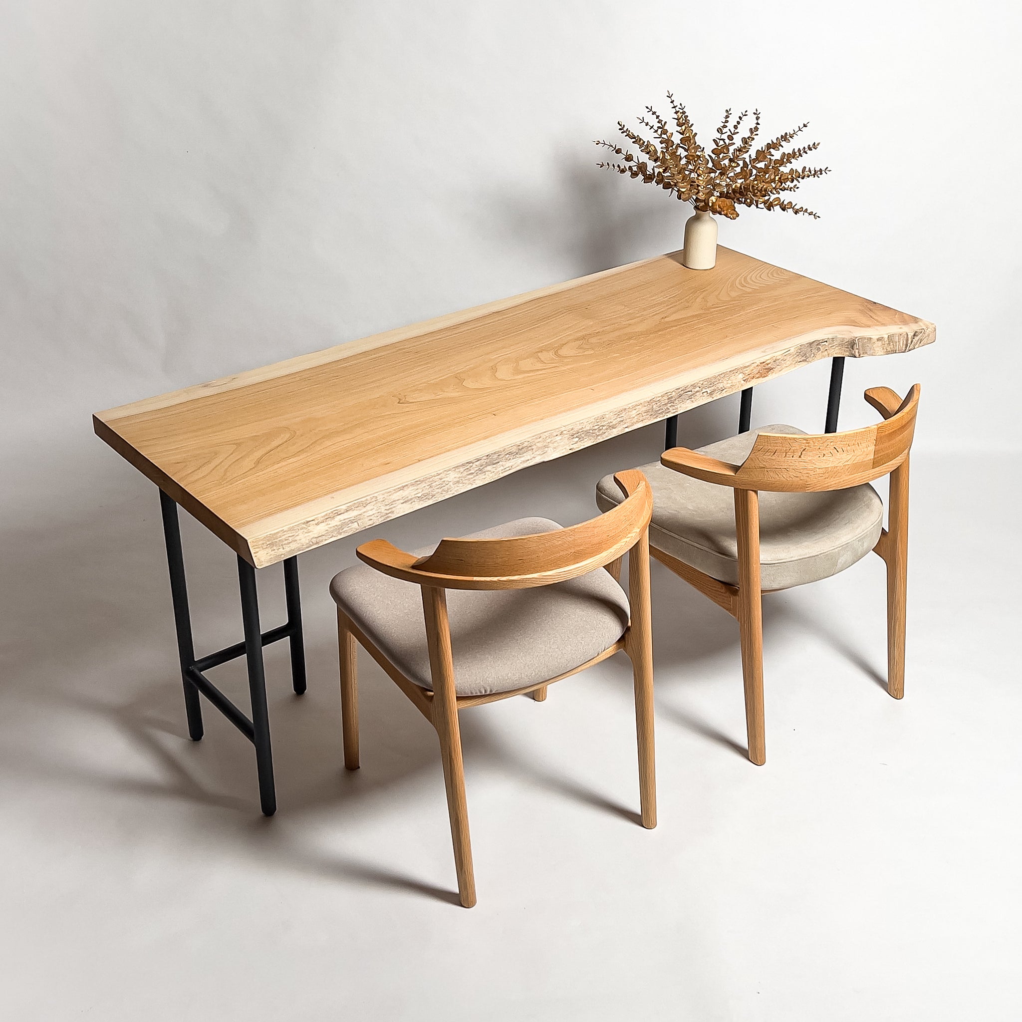 KIDOMEIMOKU 欅一枚板カウンター｜165cm(2人掛け) – 【公式】鬼童銘木