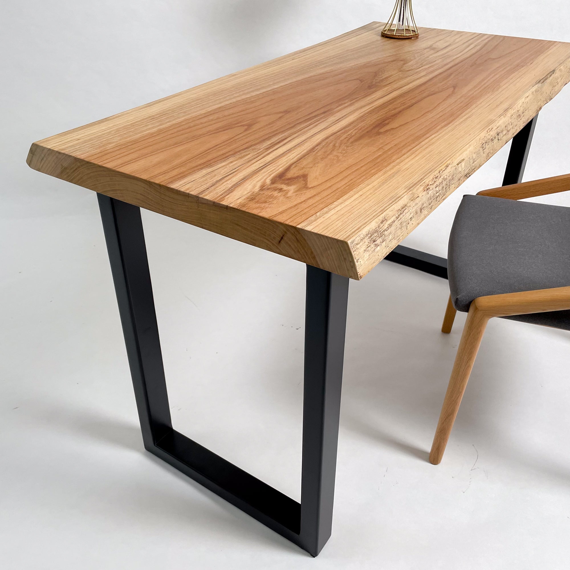 極美品　葉山家具　ケヤキ 一枚板 デスクセット　テーブル　欅 欅一枚板デスク｜【公式】KIDOMEIMOKU オンラインショップ
