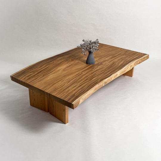 No.1978　モンキーポッド/一枚板座卓