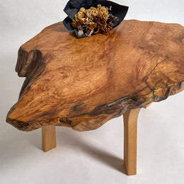 No.2039　屋久杉/一枚板ローテーブル