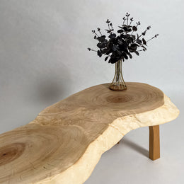 No.2049　栃（とち）/一枚板ローテーブル