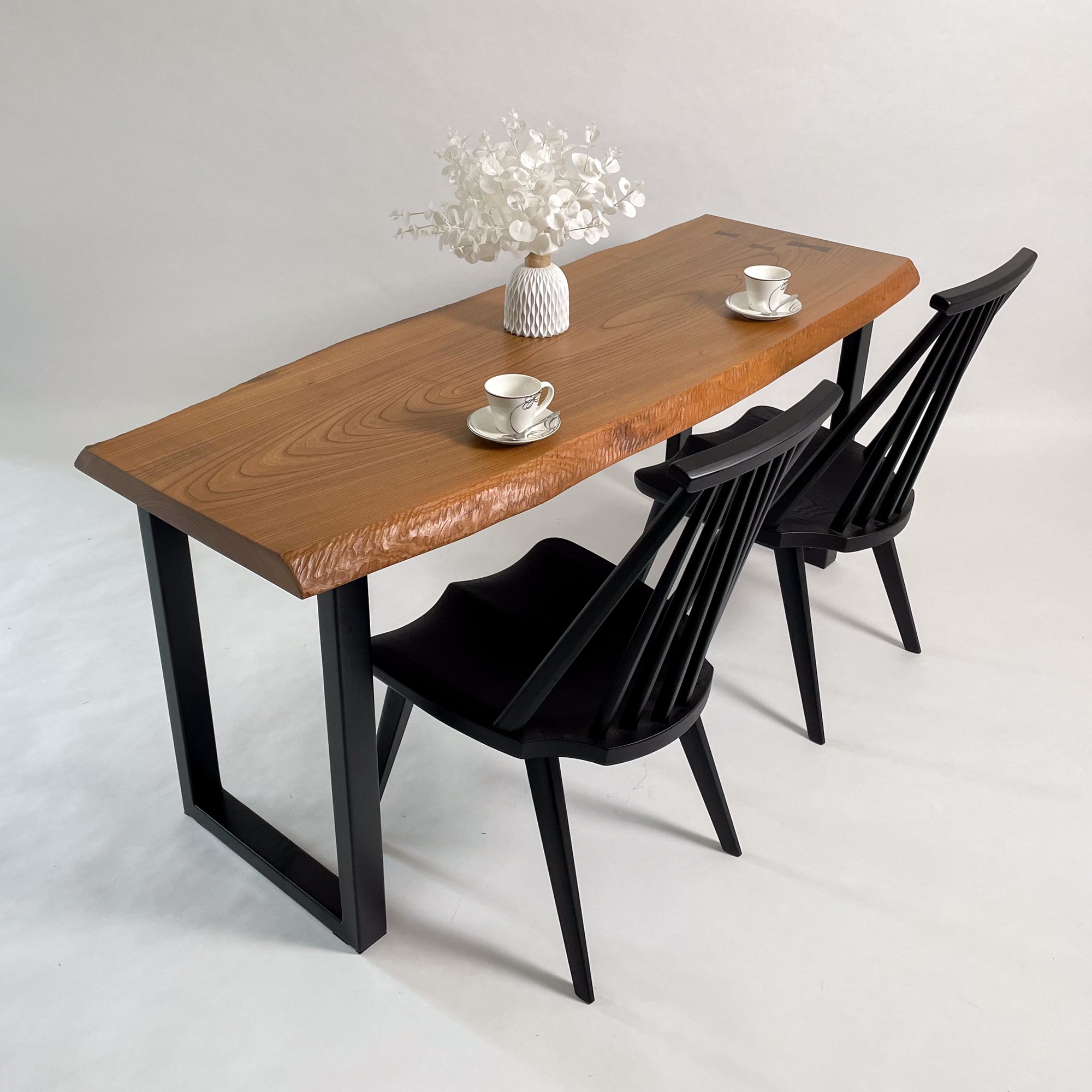 KIDOMEIMOKU 神代欅一枚板カウンター｜165cm(2人掛け) – 【公式】鬼童