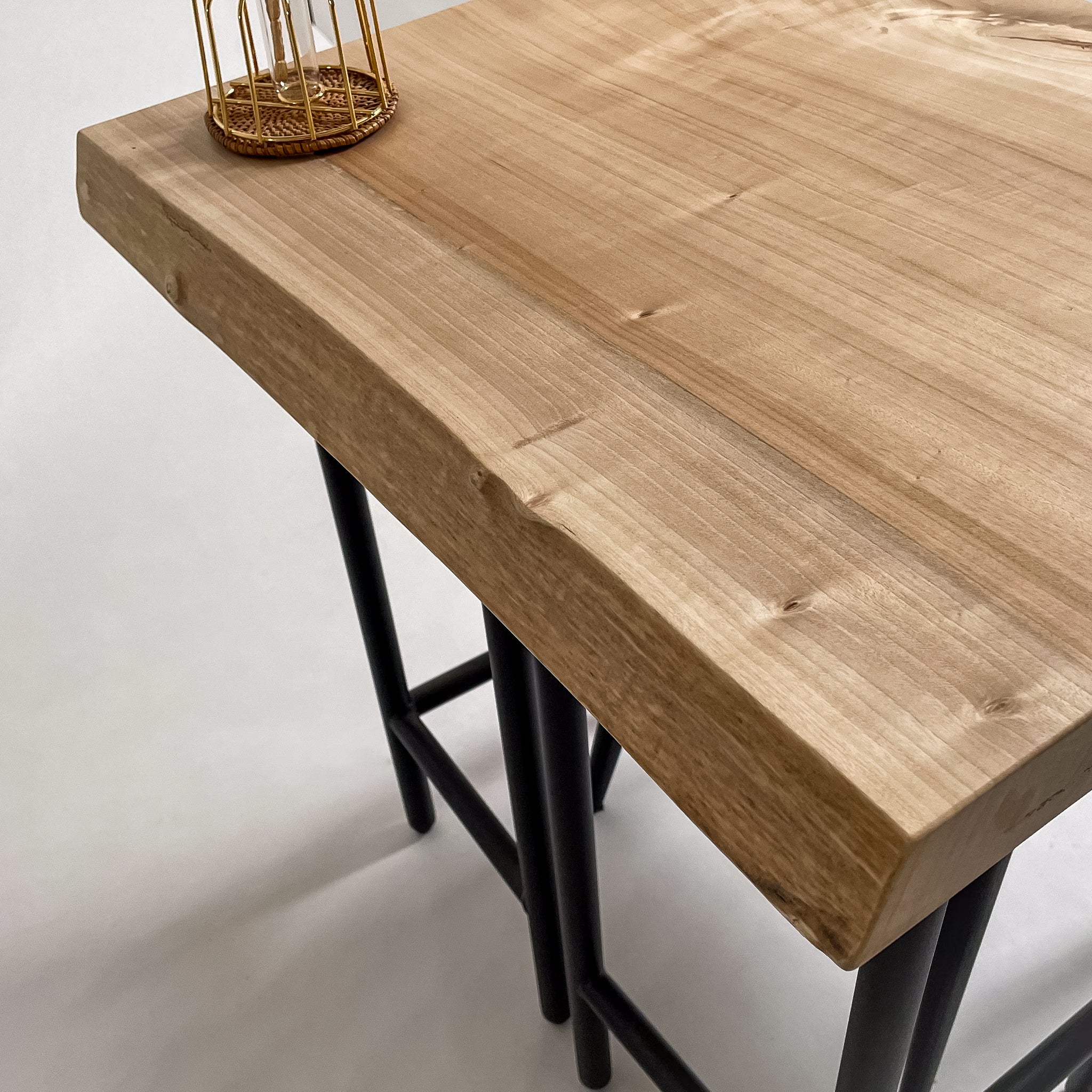 No.2042　ポプラ/一枚板デスク