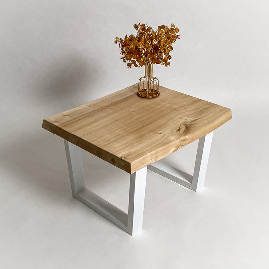 No.2042　ポプラ/一枚板ローテーブル