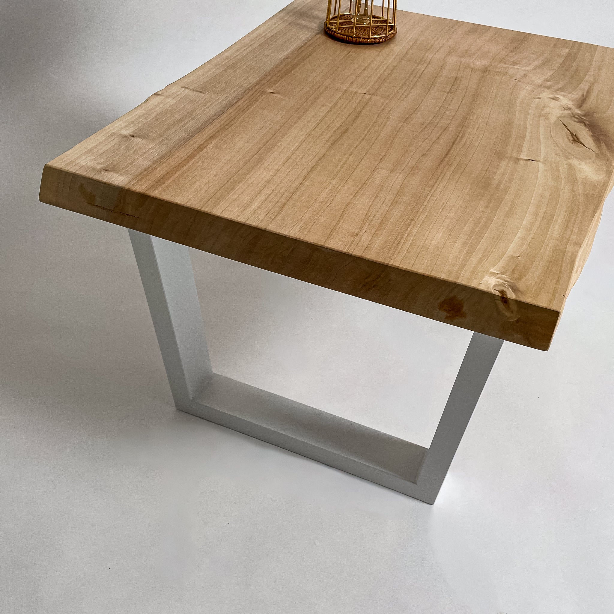 No.2042　ポプラ/一枚板ローテーブル