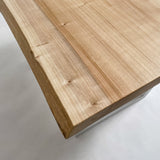 No.2042　ポプラ/一枚板ローテーブル