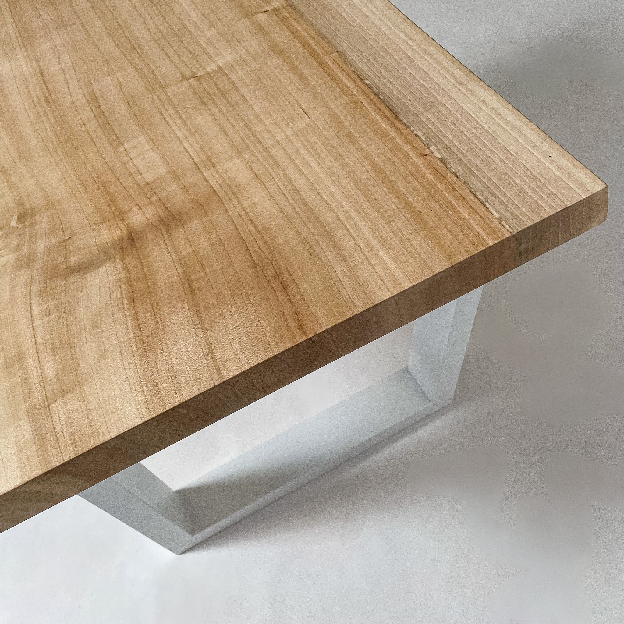 No.2042　ポプラ/一枚板ローテーブル