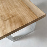 No.2042　ポプラ/一枚板ローテーブル