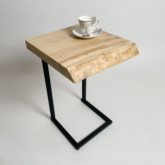 No.1130　ポプラ/一枚板サイドテーブル