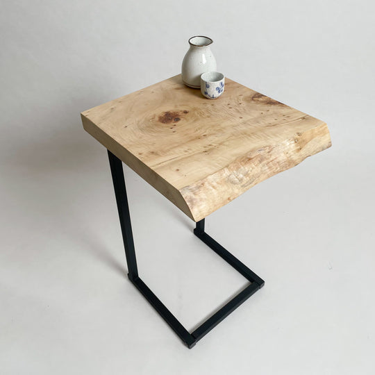 No.1131　ポプラ/一枚板サイドテーブル