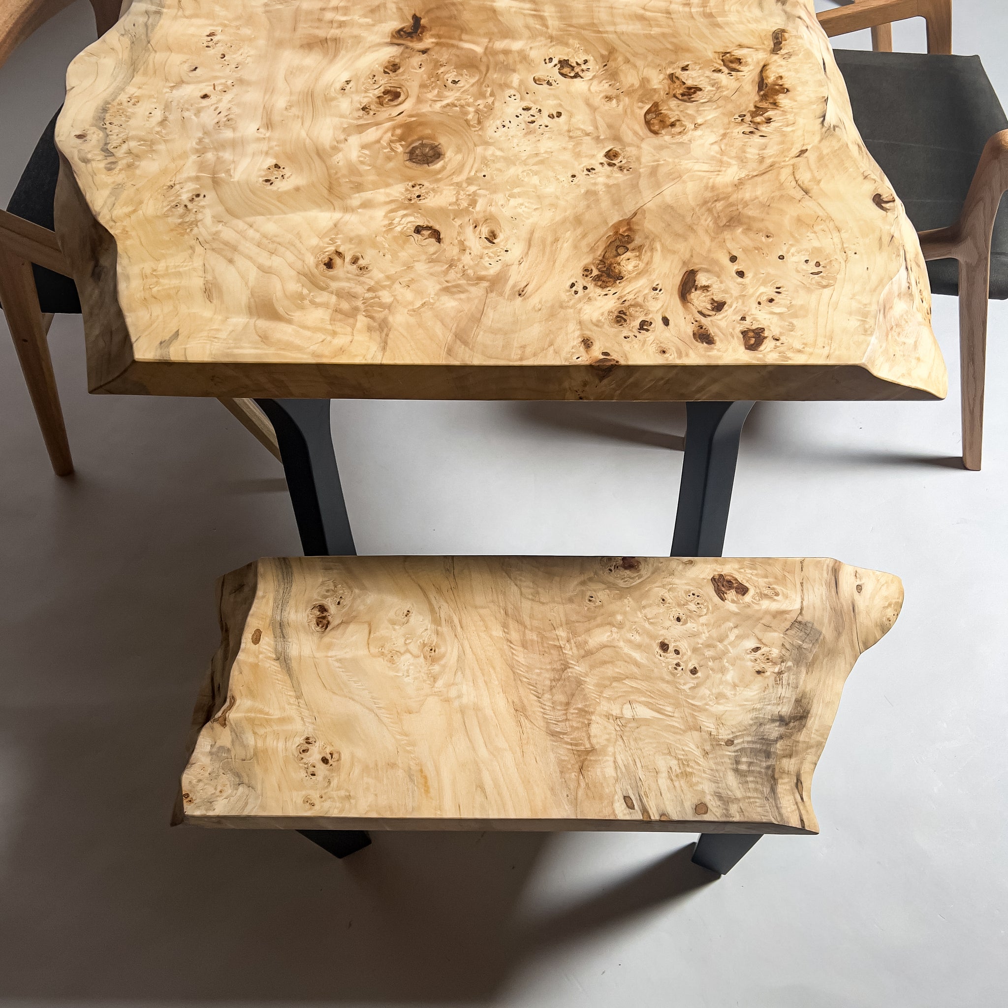 No.2088　ポプラ/一枚板ダイニングテーブル/& OSOROISU