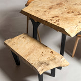 No.2088　ポプラ/一枚板ダイニングテーブル/& OSOROISU