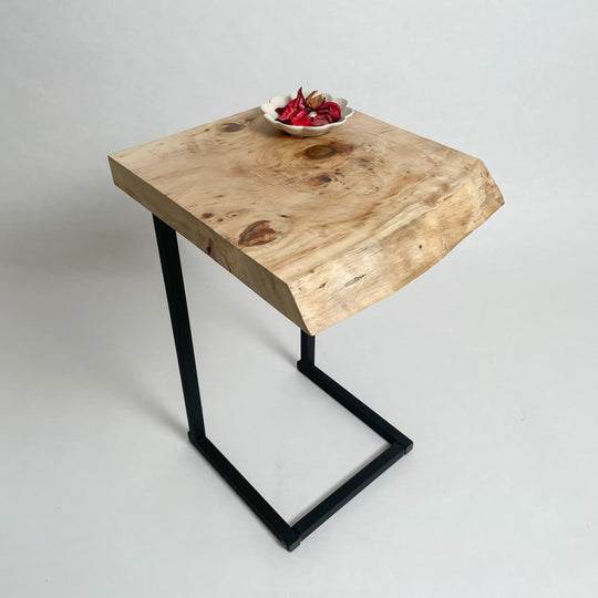 No.1132　ポプラ/一枚板サイドテーブル