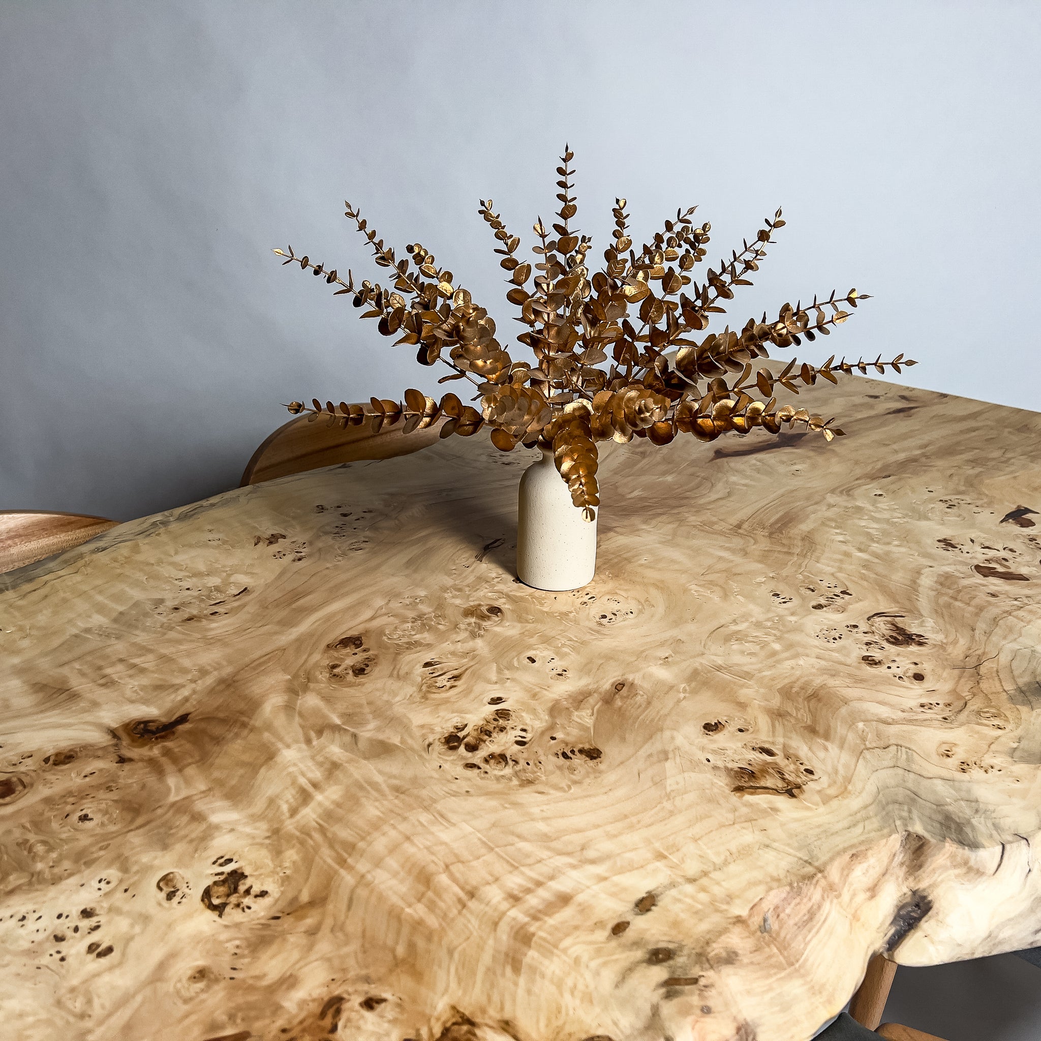 No.2088　ポプラ/一枚板ダイニングテーブル