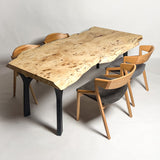 No.2088　ポプラ/一枚板ダイニングテーブル