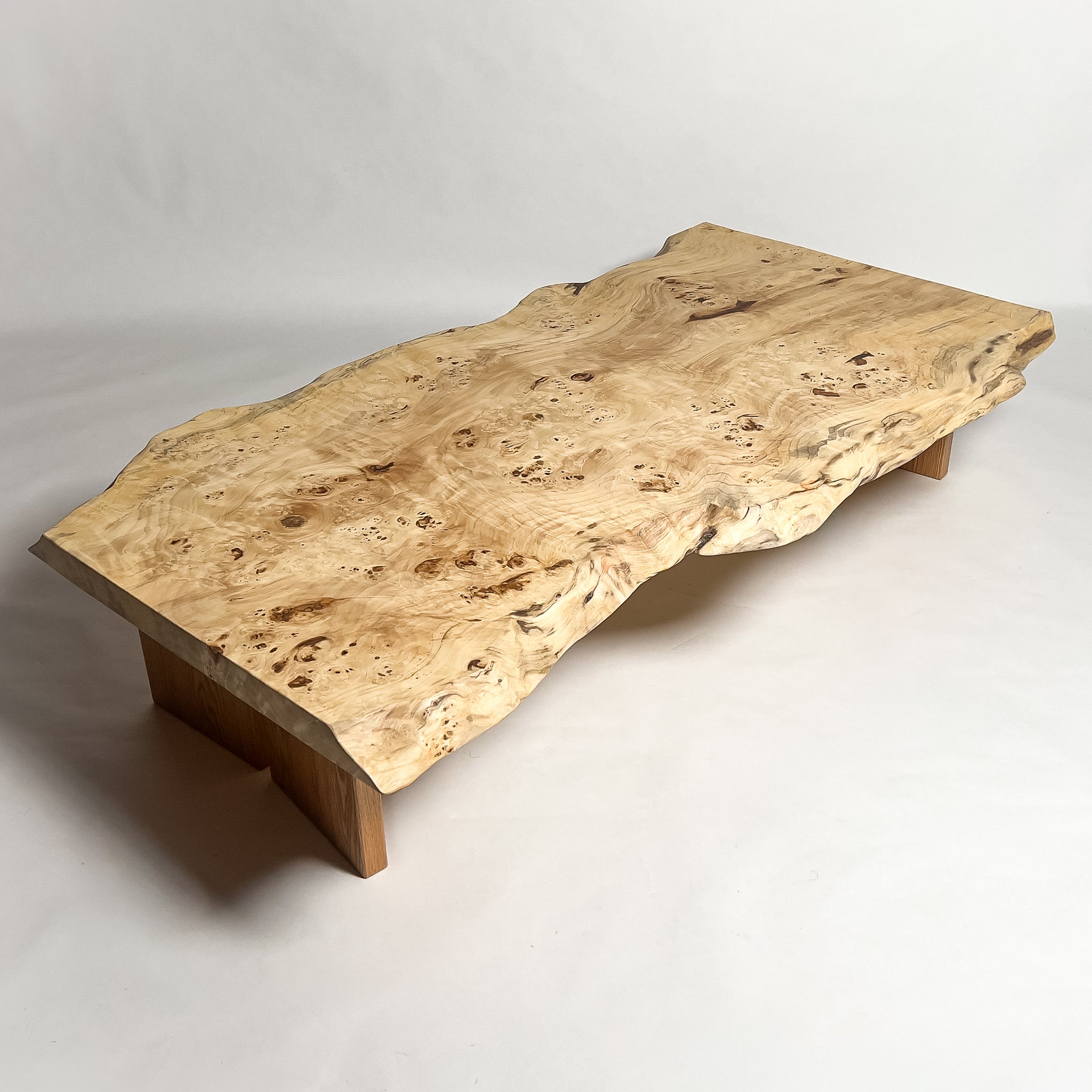 No.2088　ポプラ/一枚板座卓