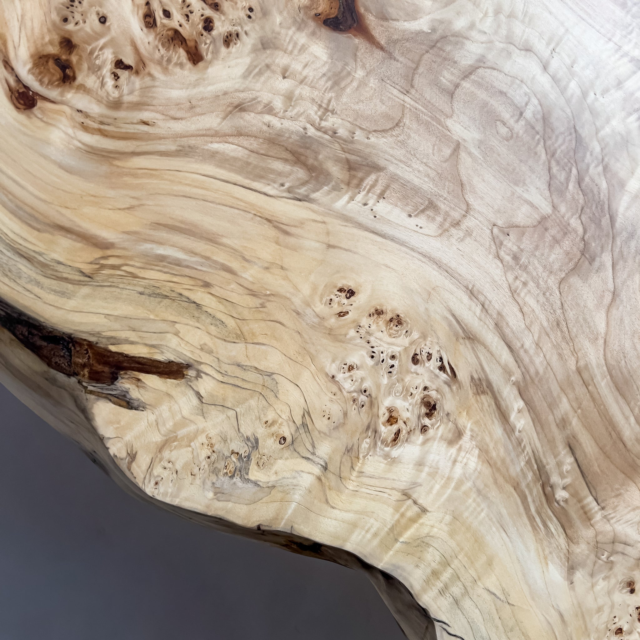 No.2088　ポプラ/一枚板ダイニングテーブル/& OSOROISU