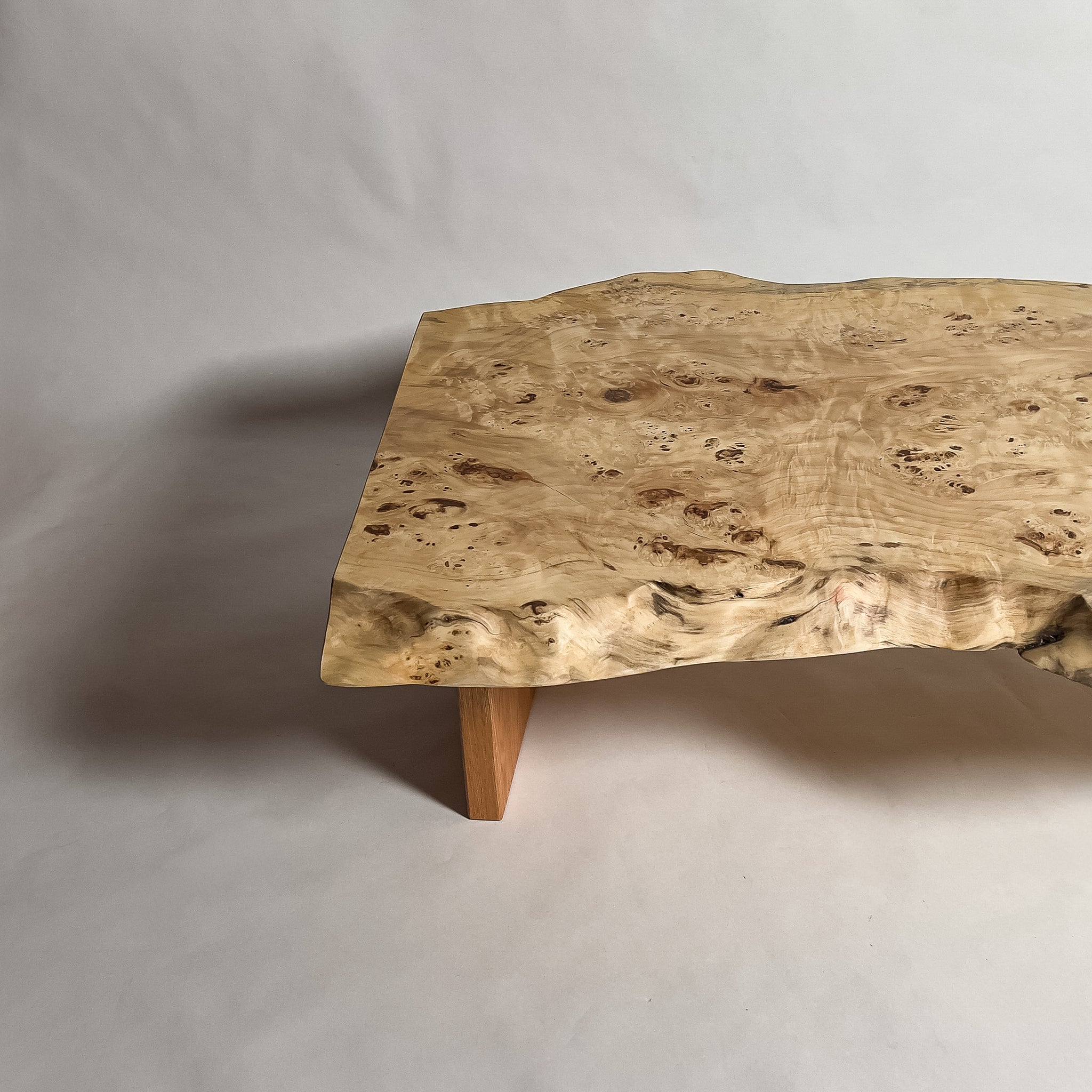 No.2088　ポプラ/一枚板座卓