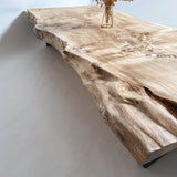 No.2070　ポプラ/一枚板座卓