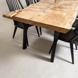 No.2070　ポプラ/一枚板ダイニングテーブル