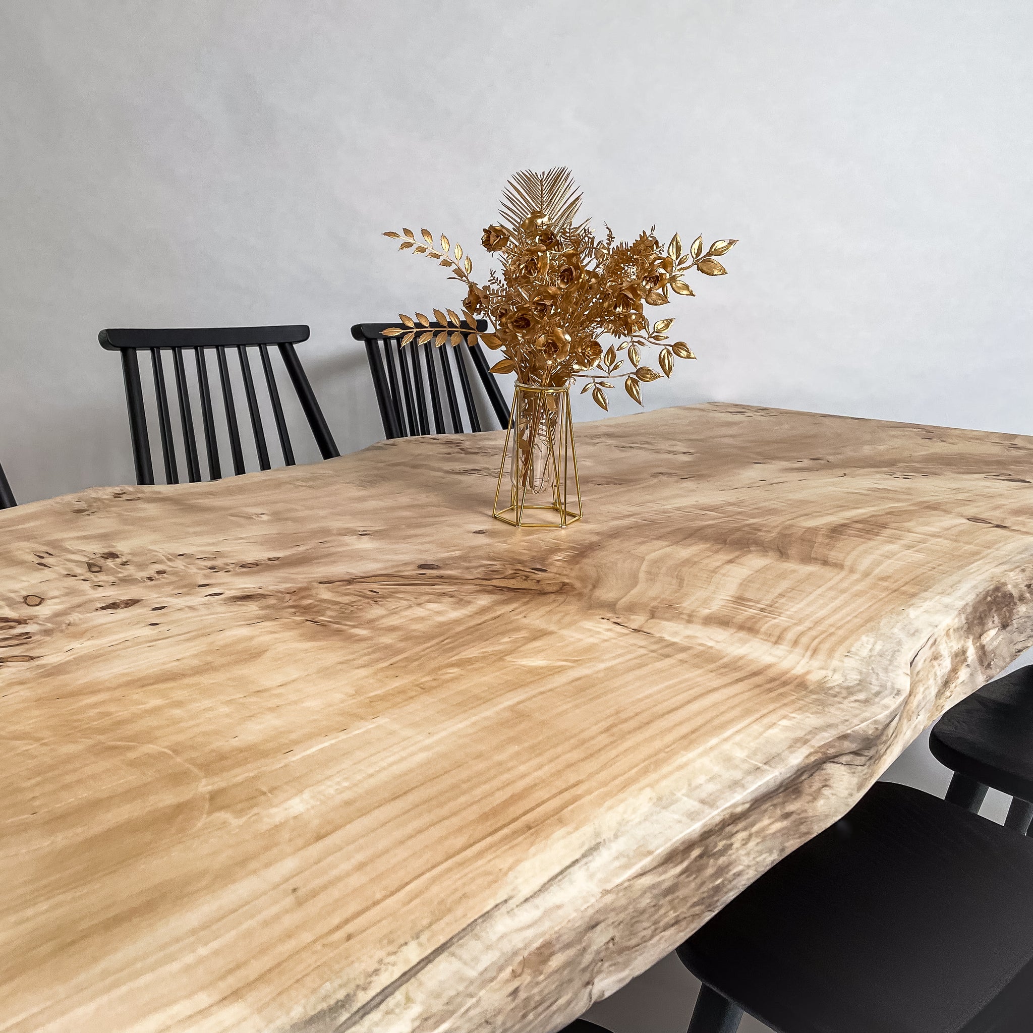 No.2070　ポプラ/一枚板ダイニングテーブル