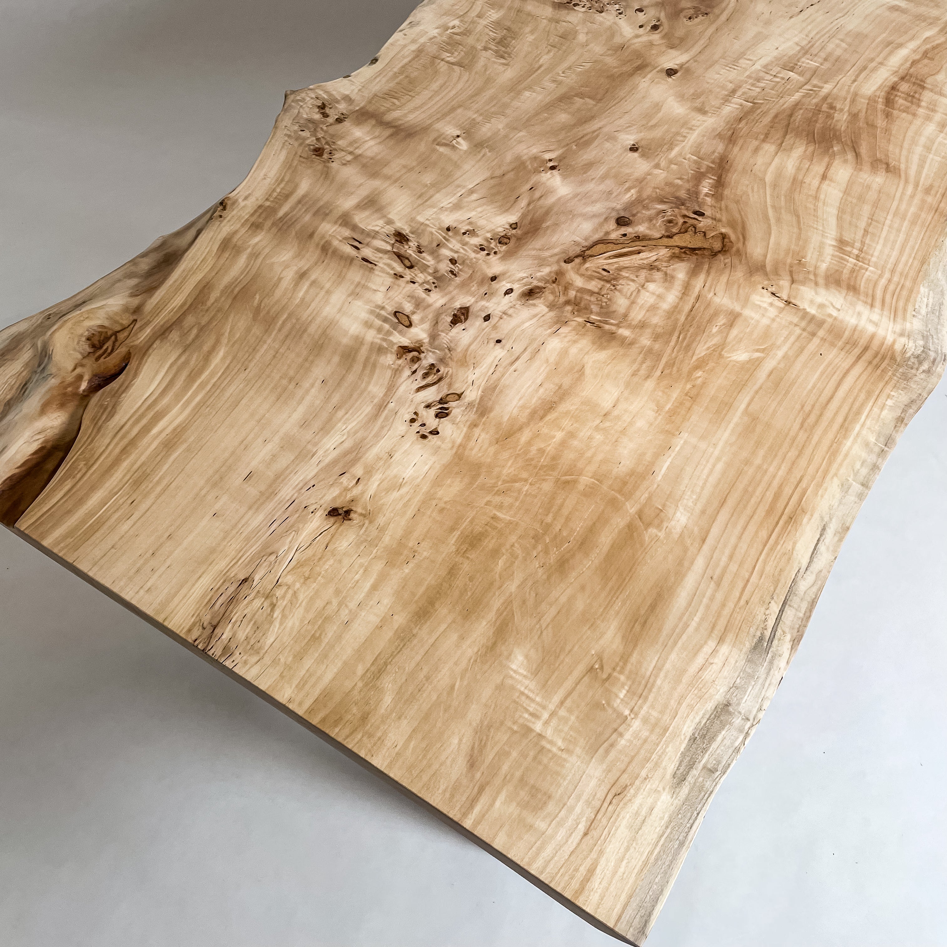 No.2170　ポプラ/一枚板ダイニングテーブル