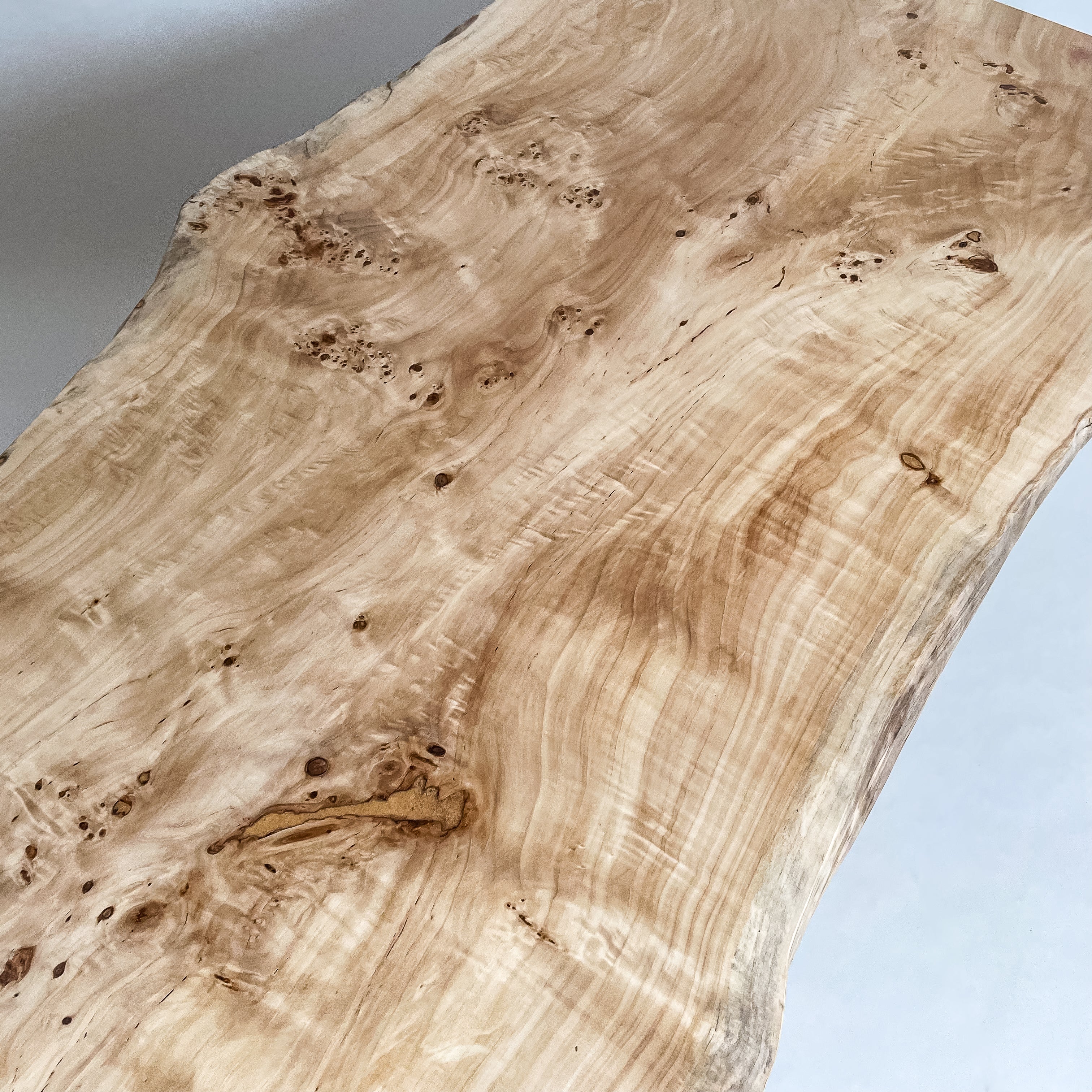 No.2170　ポプラ/一枚板ダイニングテーブル