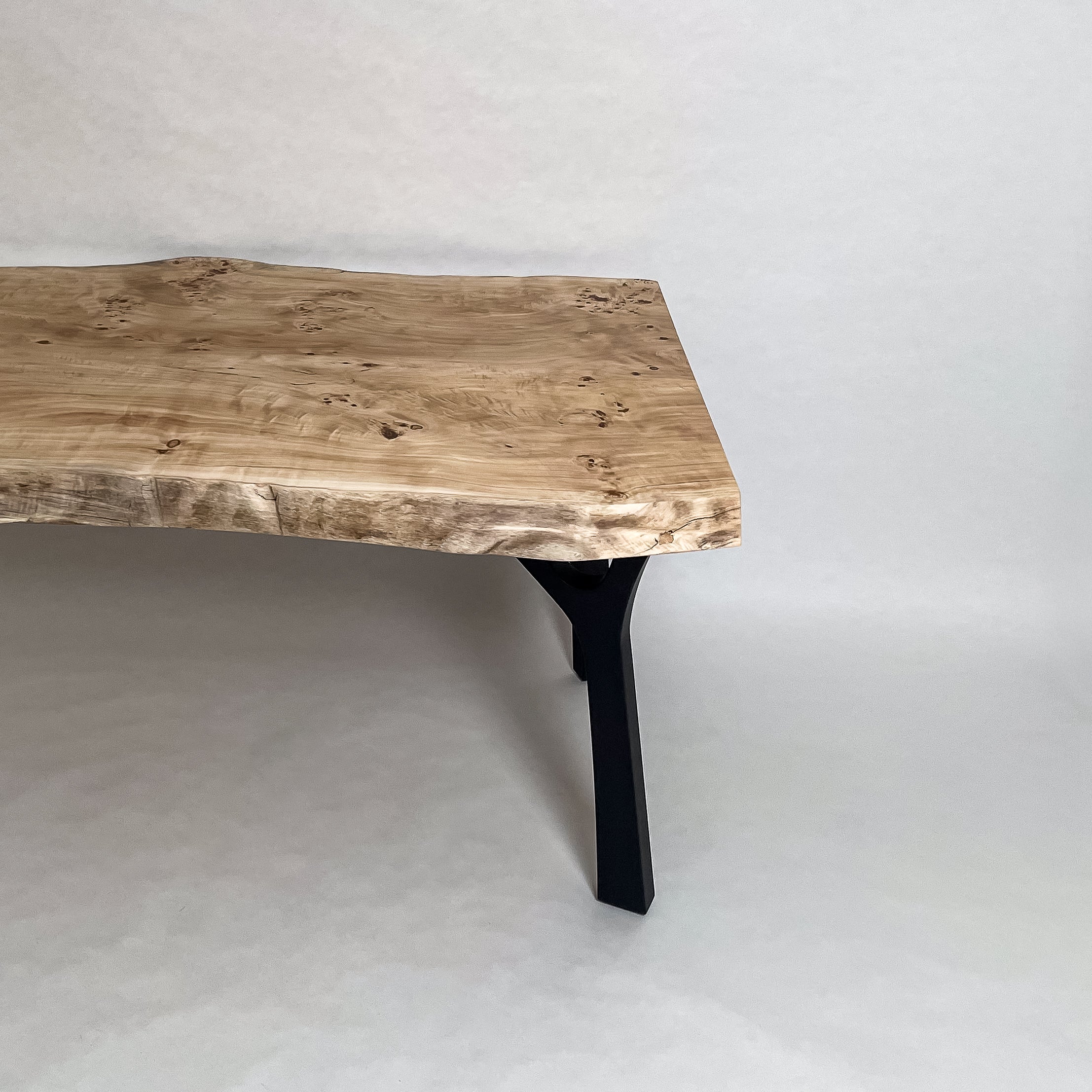 No.2170　ポプラ/一枚板ダイニングテーブル