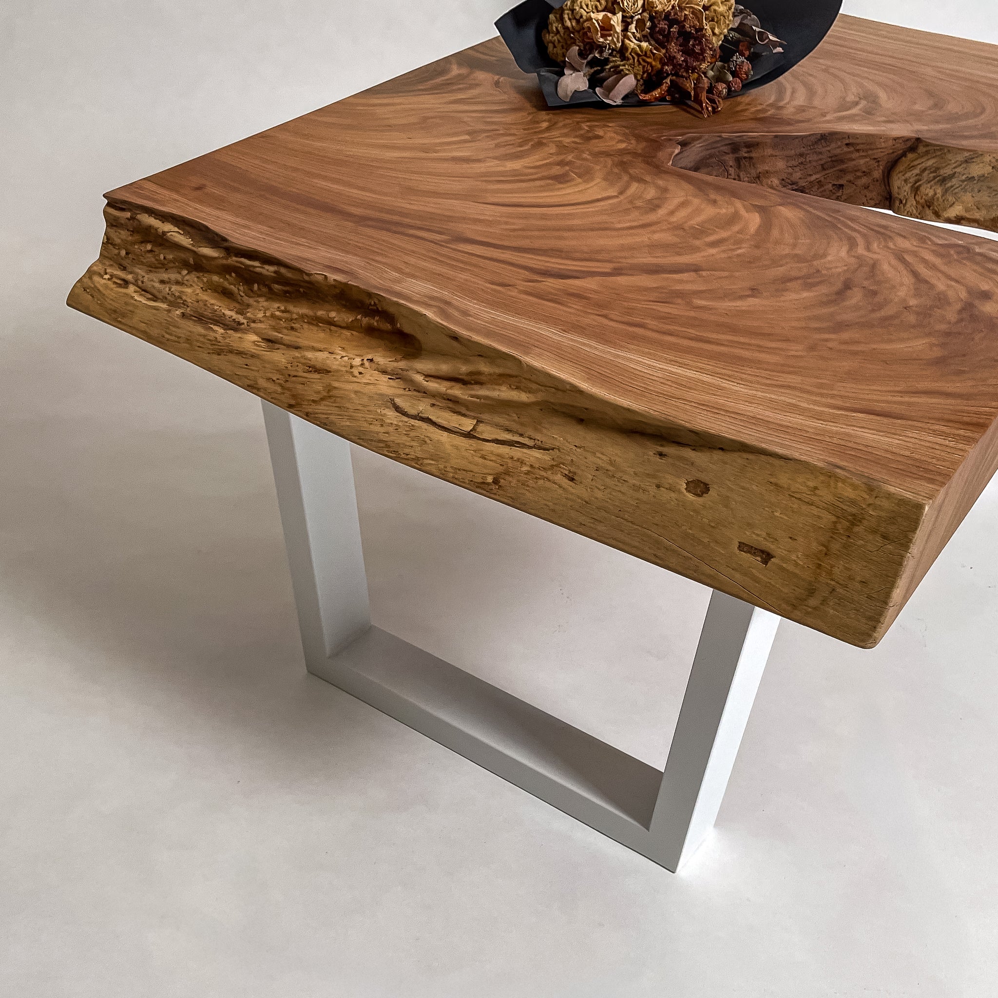 No.2061　欅（けやき）/一枚板ローテーブル