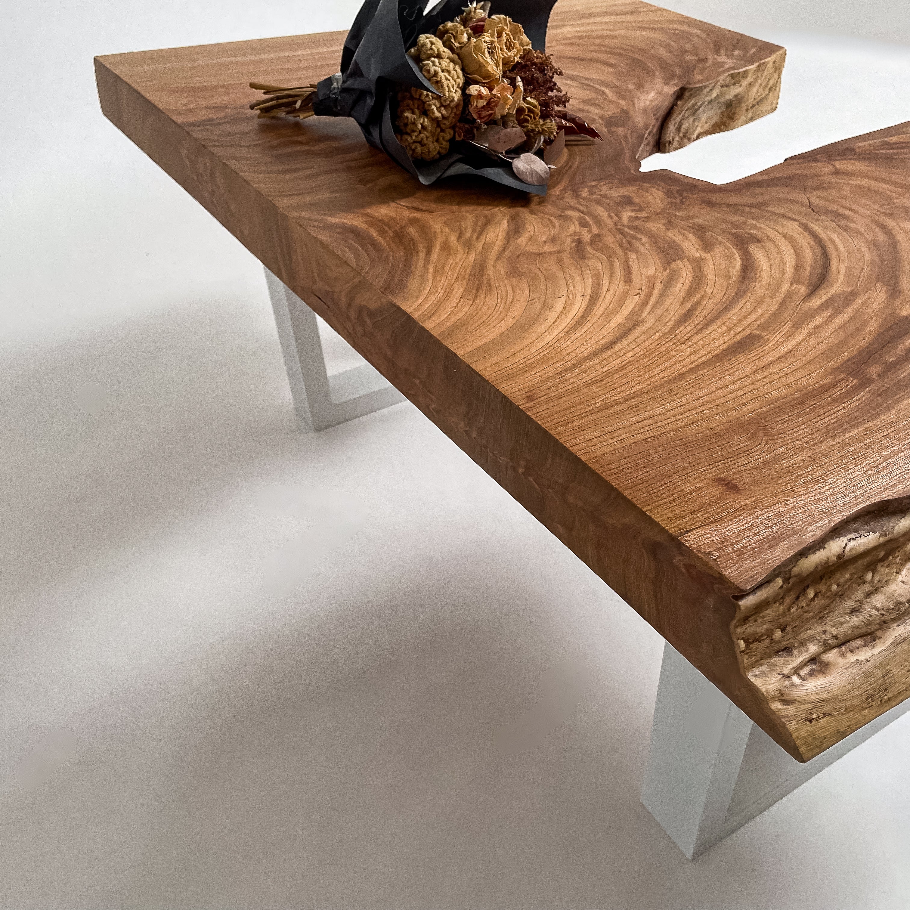 No.2061　欅（けやき）/一枚板ローテーブル