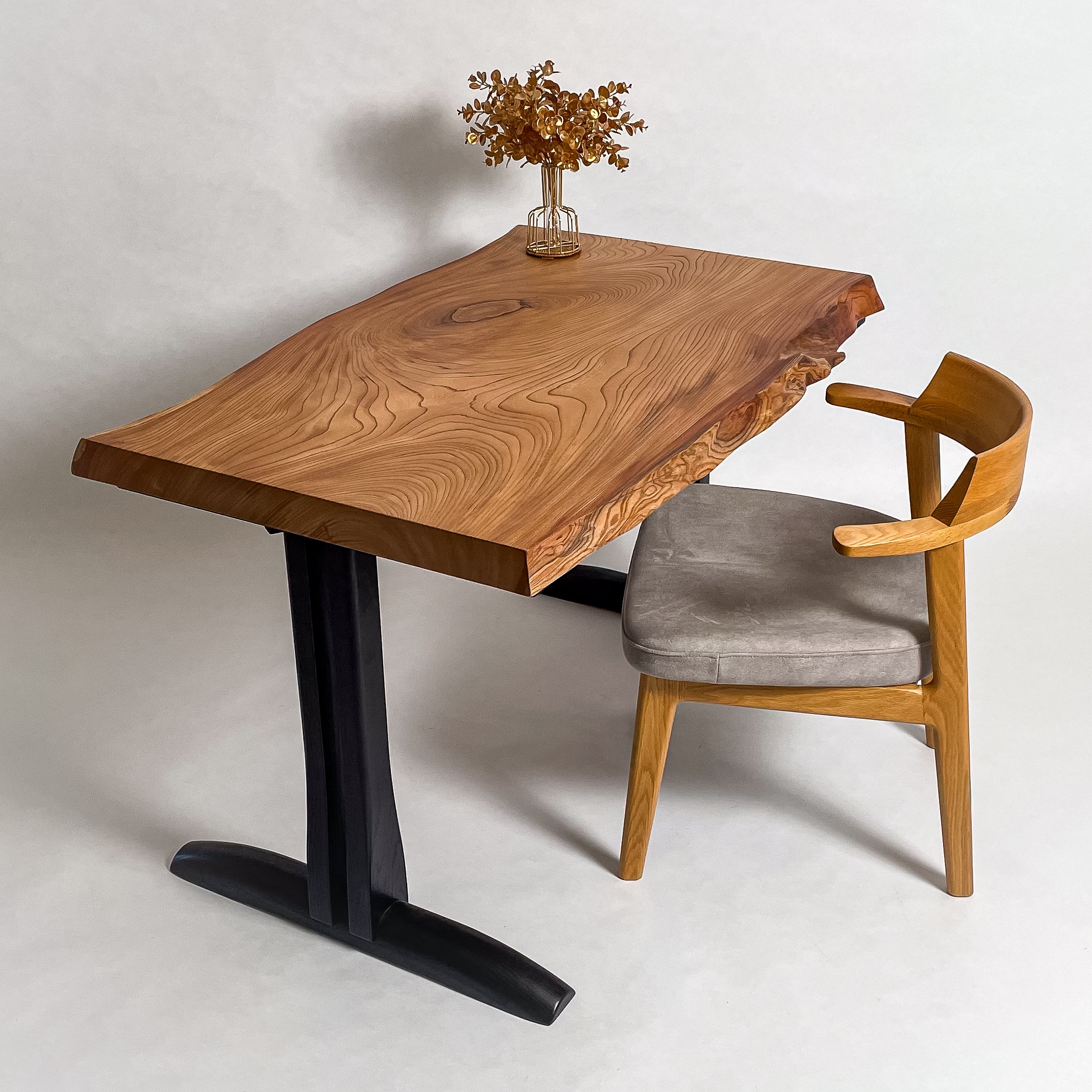 No.2077　欅（けやき）/一枚板デスク