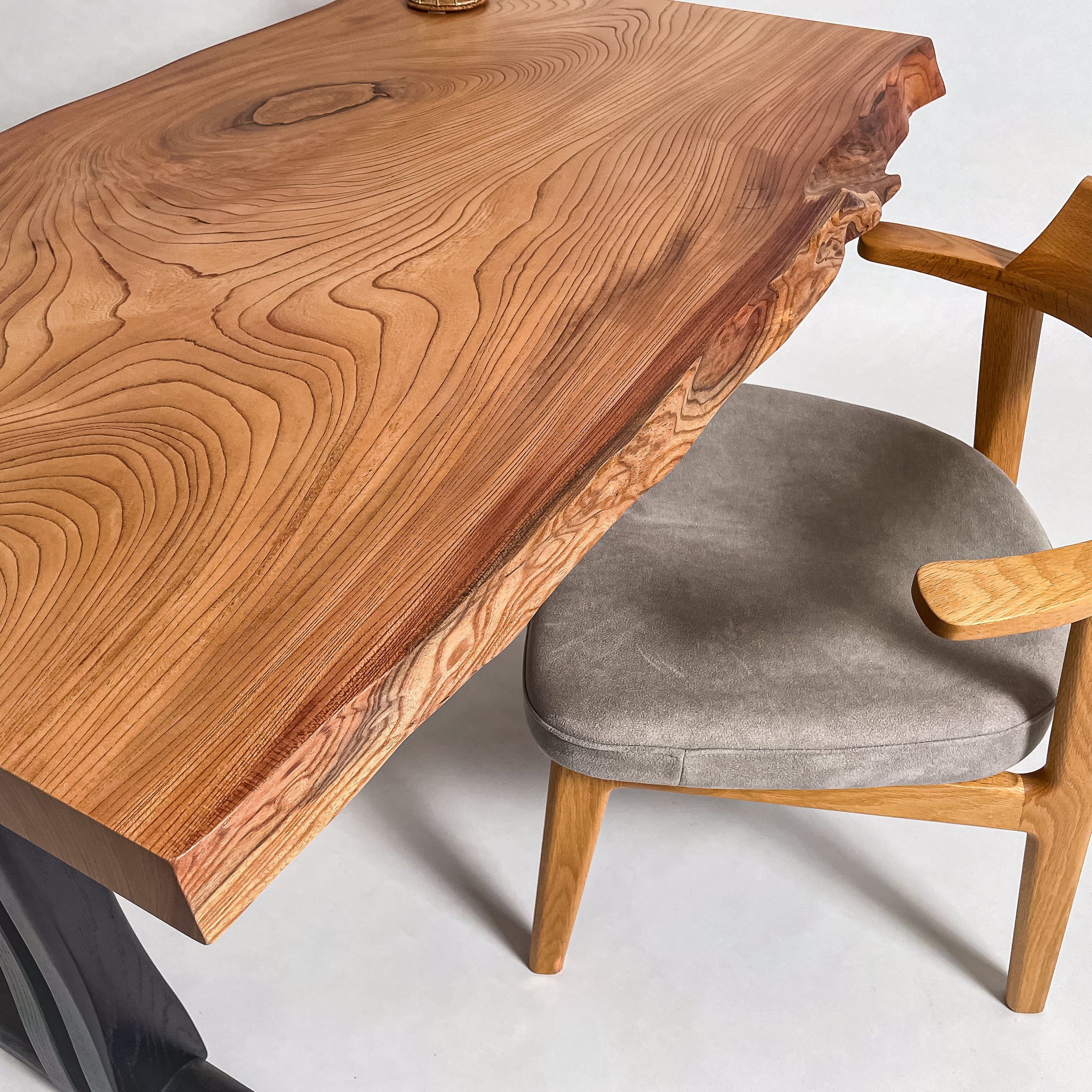 No.2077　欅（けやき）/一枚板デスク