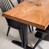 No.2077　欅（けやき）/一枚板ダイニングテーブル