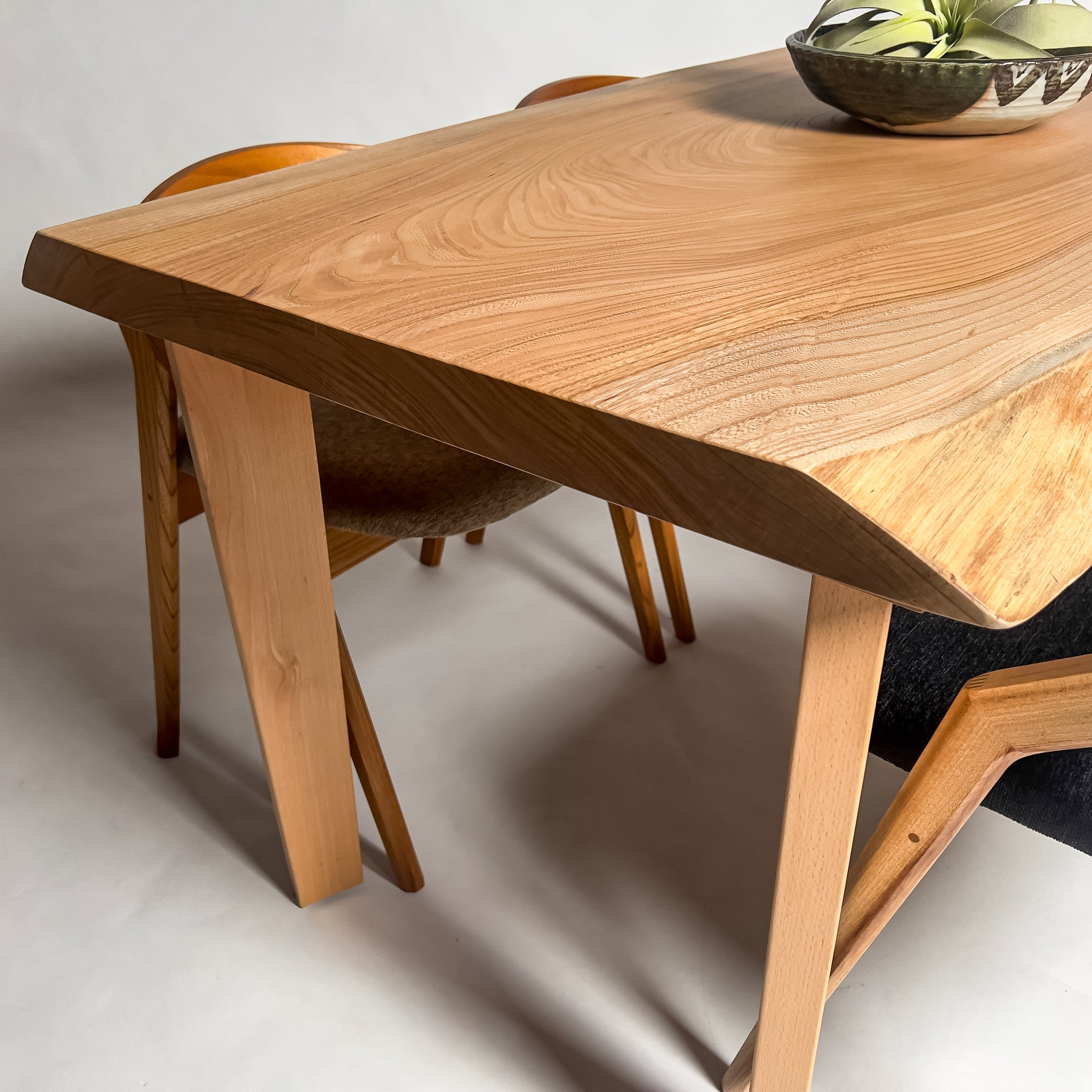 No.2162　欅（けやき）/一枚板ダイニングテーブル