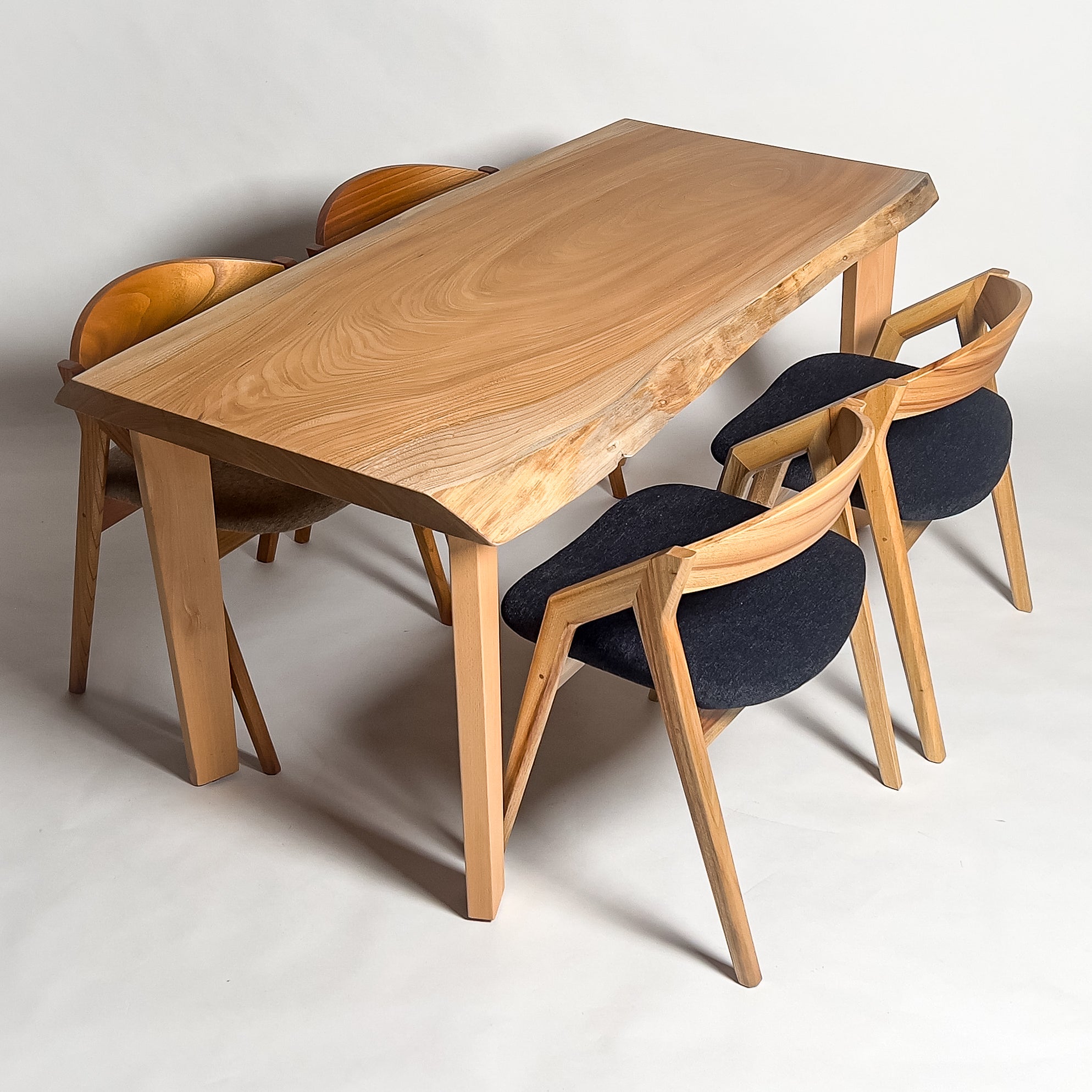 No.2162　欅（けやき）/一枚板ダイニングテーブル