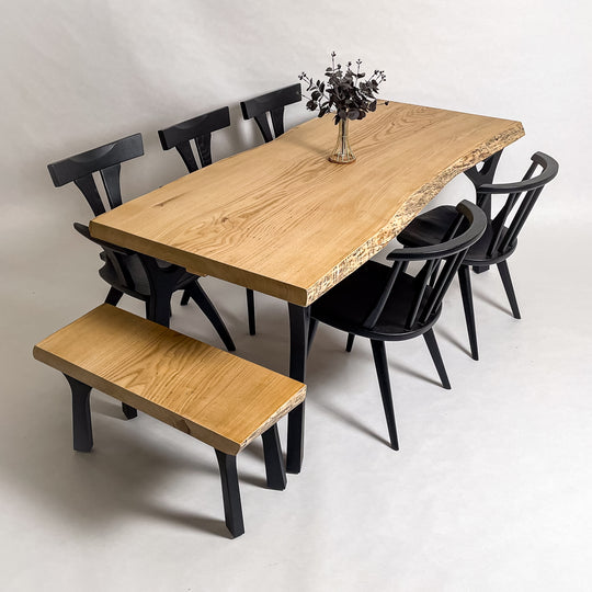 No.2074　栗（くり）/一枚板ダイニングテーブル/& OSOROISU