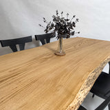 No.2074　栗（くり）/一枚板ダイニングテーブル/& OSOROISU