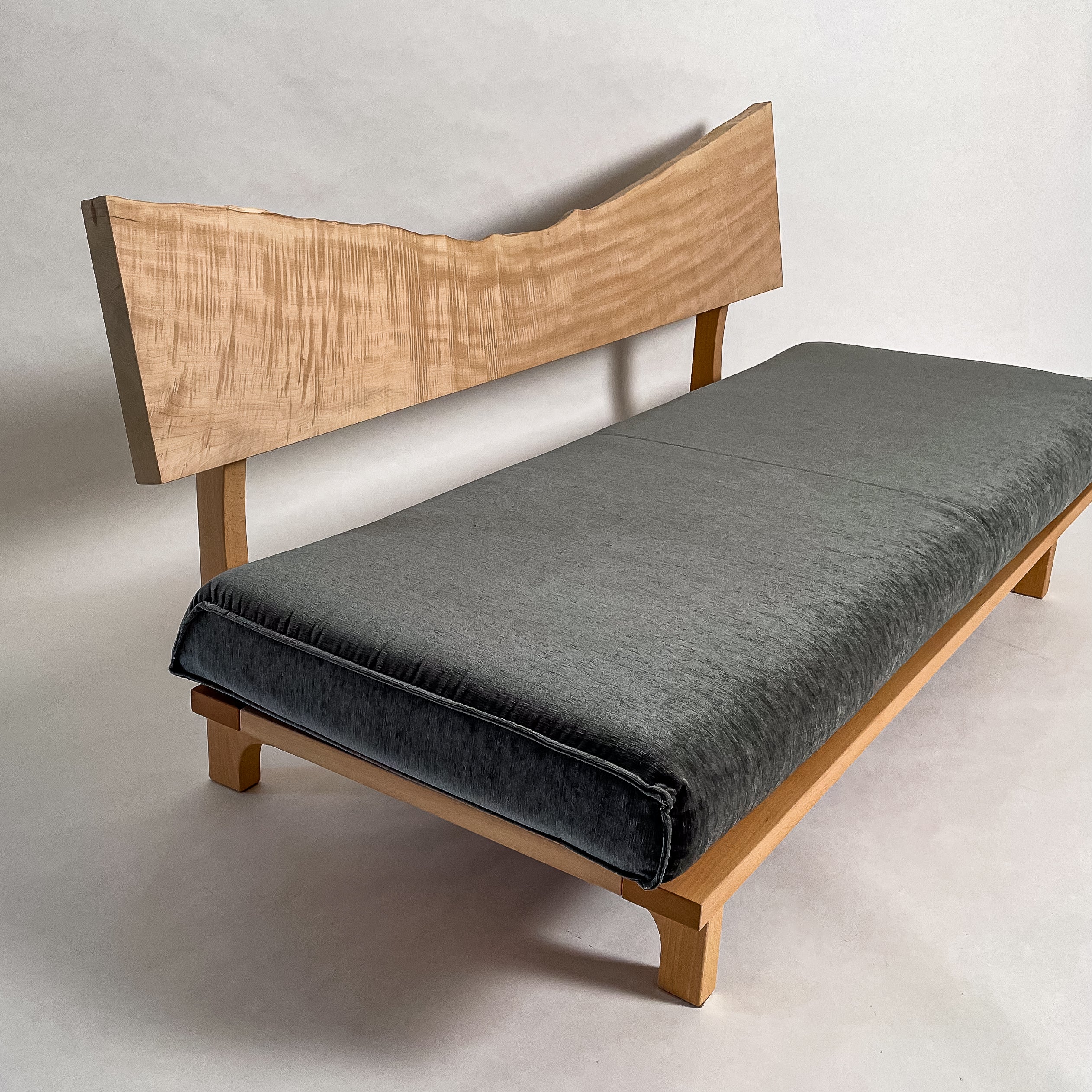 No.1991N3　栃（とち）/天然無垢 一枚板ソファ