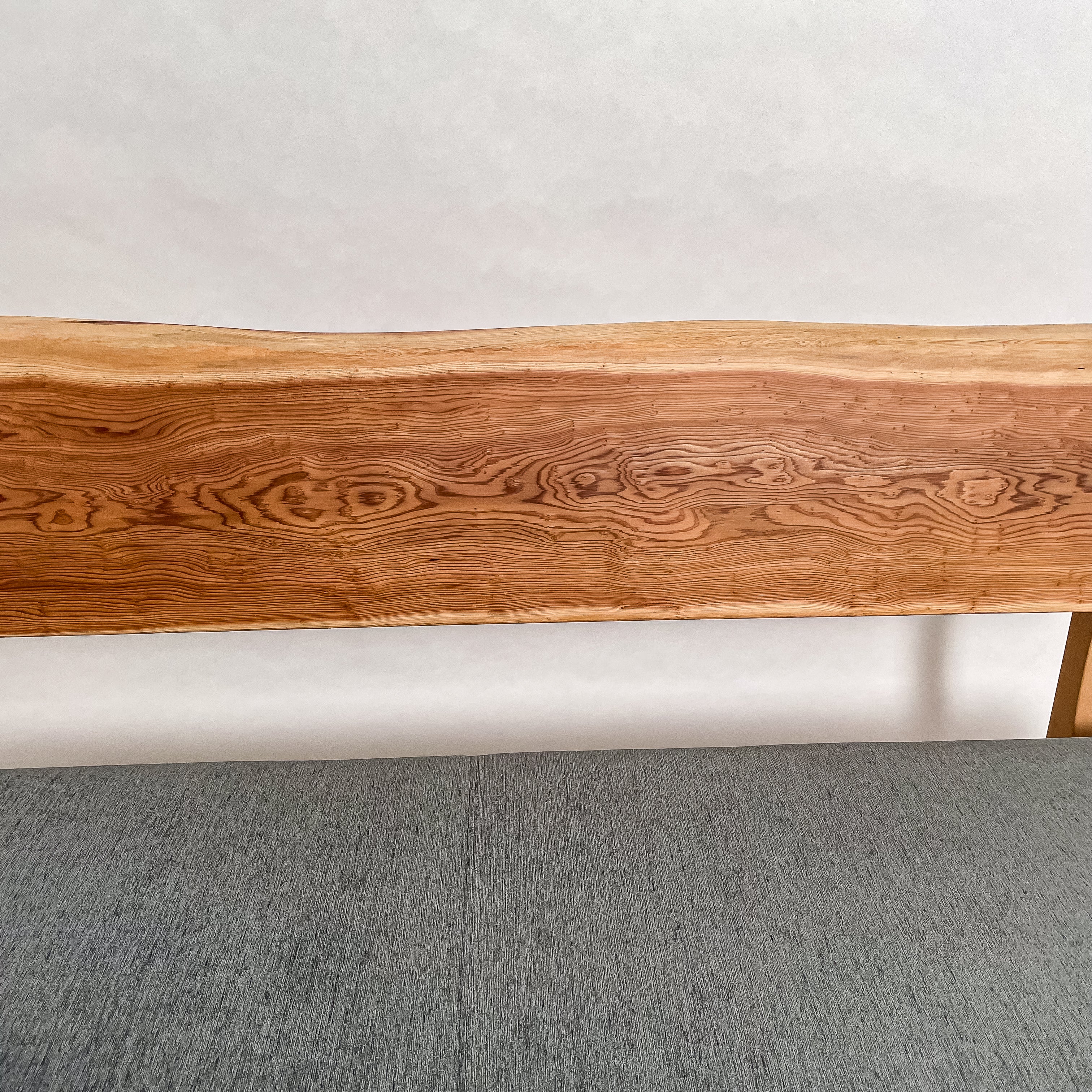 No.1990N3　吉野杉（よしのすぎ）/天然無垢 一枚板ソファ